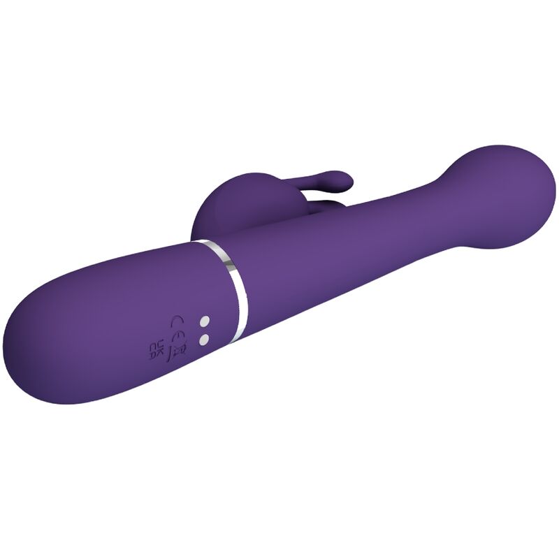 PRETTY LOVE - DEJON VIBRADOR RABBIT 3 EM 1 MULTIFUNÇÕES ROXO