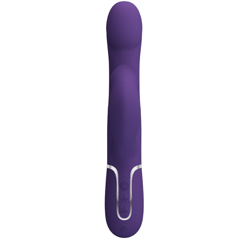 PRETTY LOVE - ZALIN VIBRADOR RABBIT COM PÉROLAS 4 EM 1 ROXO