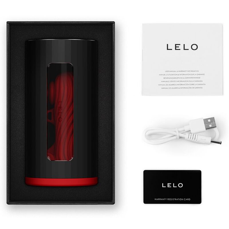 LELO - F1S V3 MASTURBADOR MASCULINO VERMELHO