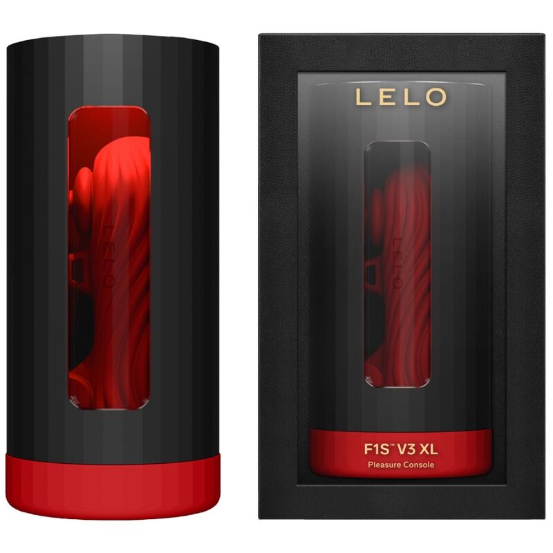 LELO - F1S V3 XL MASTURBADOR MASCULINO VERMELHO
