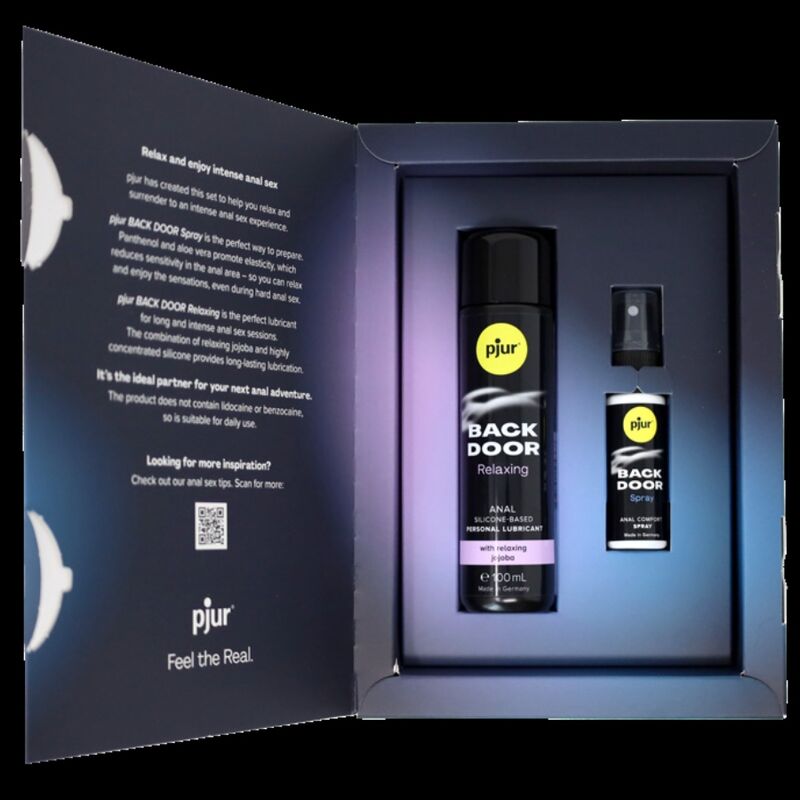 PJUR - BACK DOOR SET LUBRIFICANTE ANAL E SPRAY