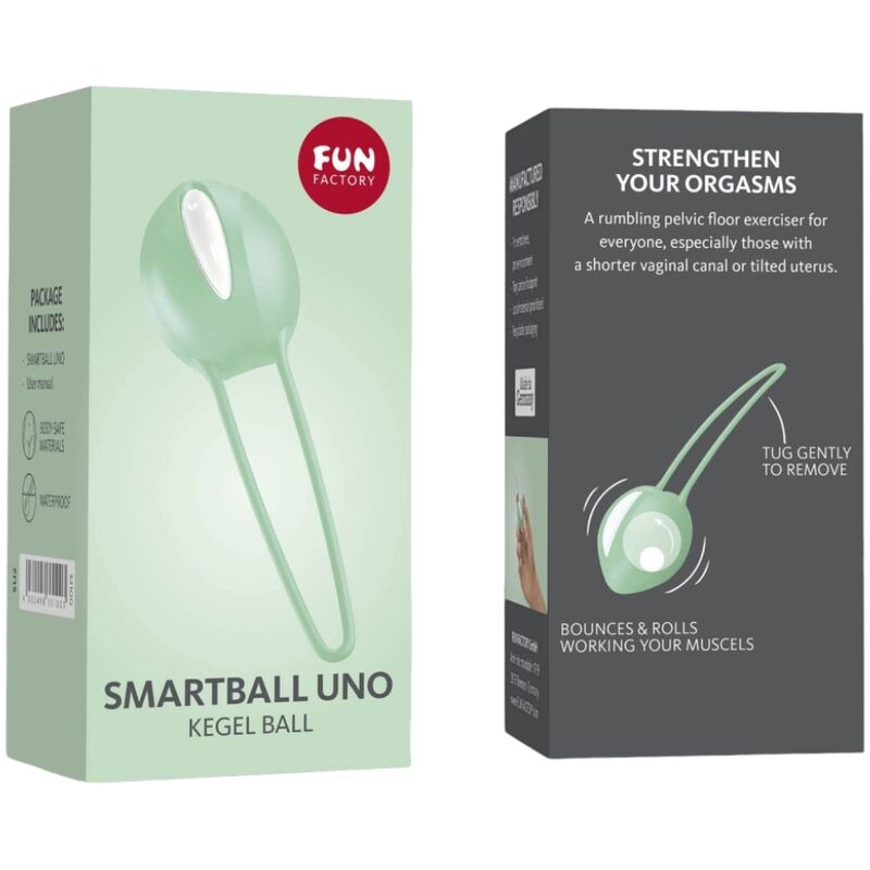 FUN FACTORY - SMARTBALL UNO BOLA PÉLVICA BRANCO / VERDE PISTACHO