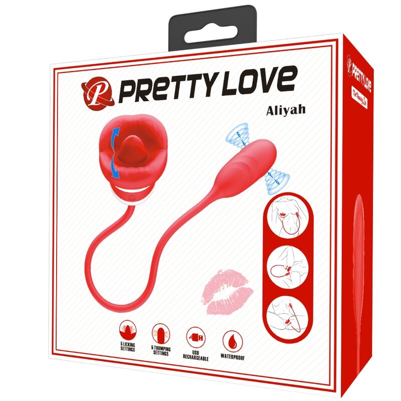 PRETTY LOVE - ALIYAH MASTURBADOR BOCA VERMELHO