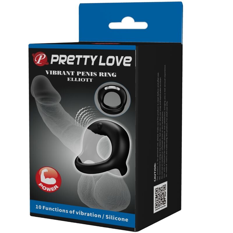 PRETTY LOVE - ELLIOTT ANEL VIBRADOR PRETO