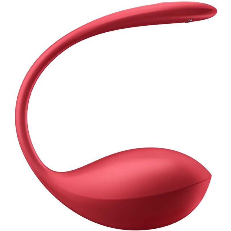SATISFYER - SHINY PETAL ESTIMULADOR PONTO G COM CONTROLO REMOTO VERMELHO APP GRÁTIS