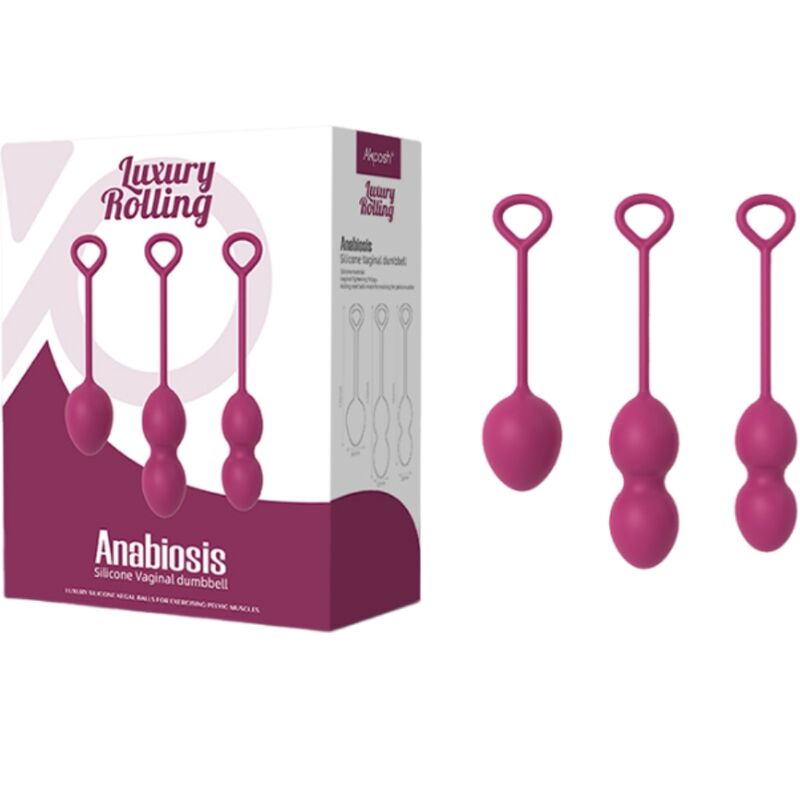 Armony - Anabiosis Vaginal Dumbbell 3 Níveis Borgonha