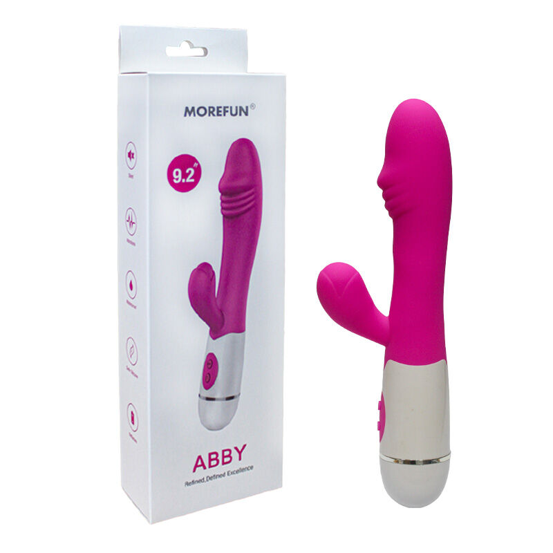 Abby Vibrador e Estimulador 16 Velocidades Rosa