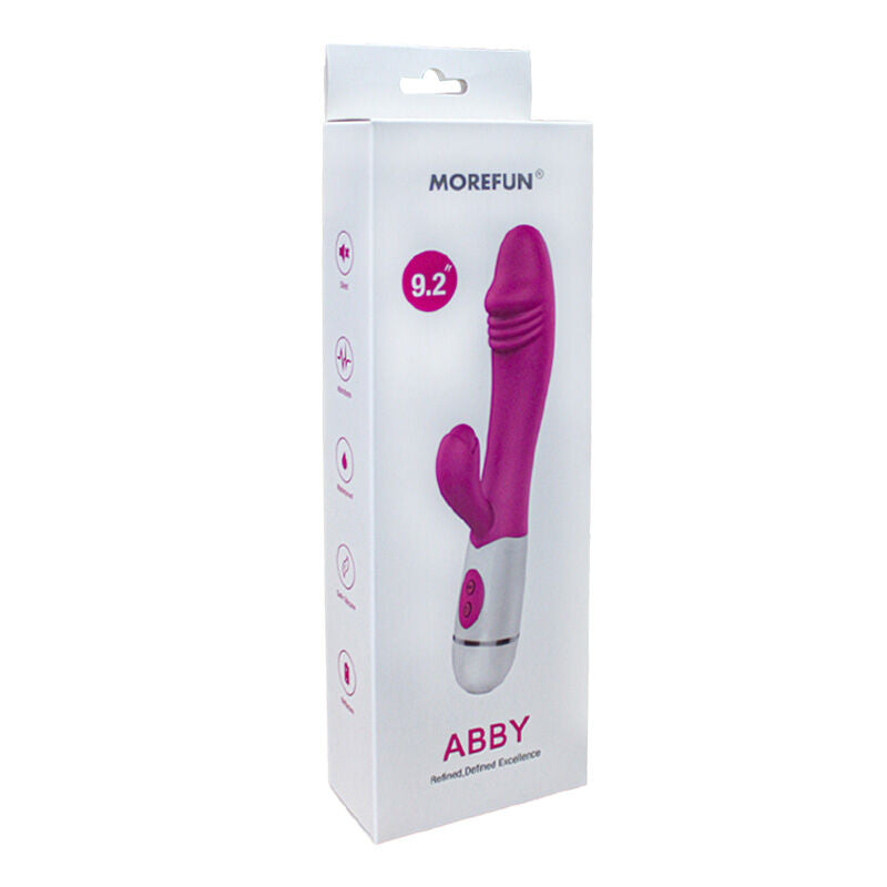 Abby Vibrador e Estimulador 16 Velocidades Rosa