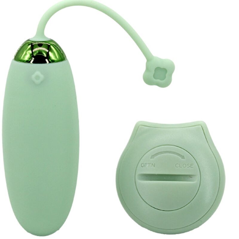 Armony - Kitty Fun Egg Vibrador Controle Remoto 10 Vibrações Verde