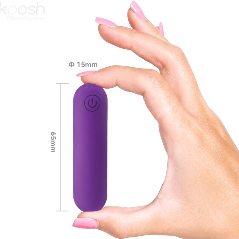 Armony - Splash Joline Vibrador Bala Silicone Controlo Remoto 10 Vibrações 6.5 X 1.5 Cm Roxo
