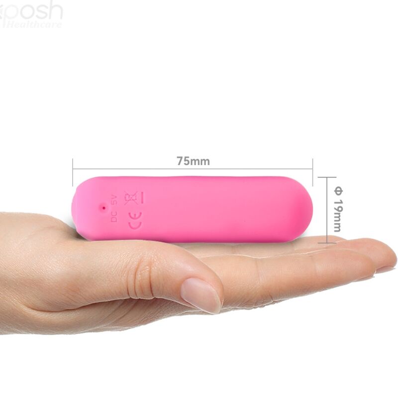 Armony - Splash Joie Vibrador Bullet Silicone Controle Remoto 10 Vibrações 75 X 19 Cm Rosa