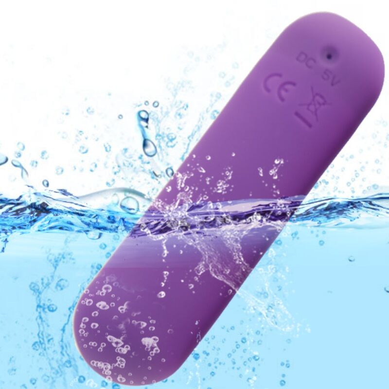 Armony - Splash Joie Vibrador Bullet Silicone Controle Remoto 10 Vibrações 75 X 19 Cm Roxo