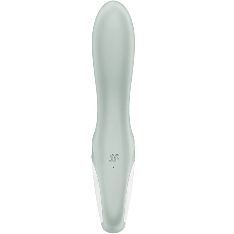 SATISFYER - AIR PUMP BOOTY 3 VIBRADOR ANAL INFLÁVEL VERDE CINZA