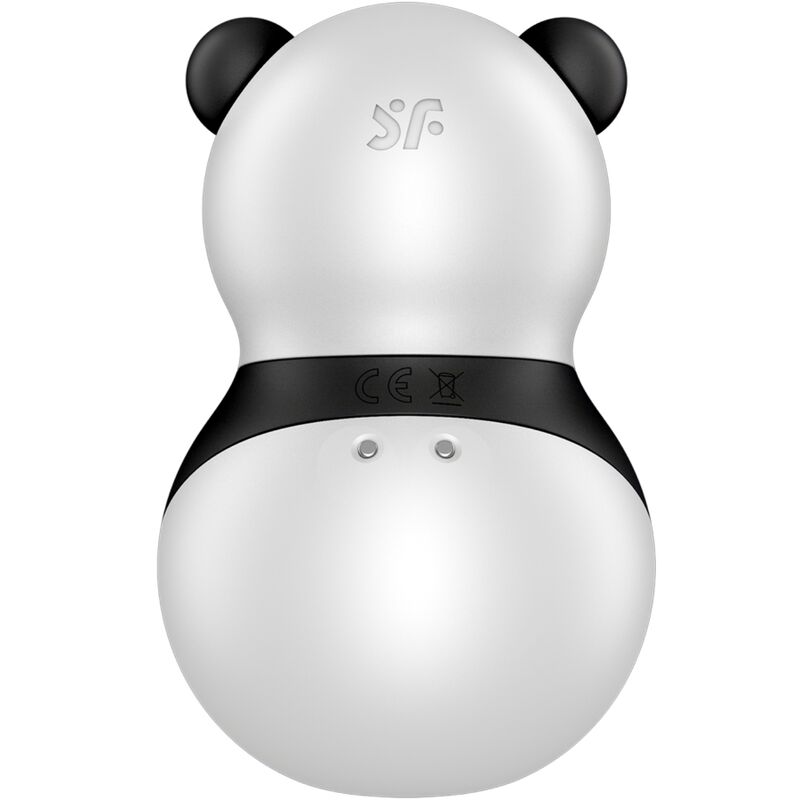 SATISFYER - POCKET PANDA ESTIMULADOR & VIBRADOR PRETO E BRANCO
