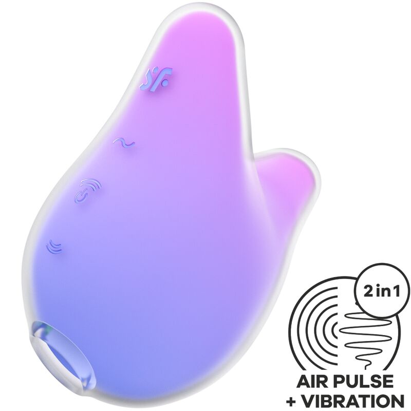 SATISFYER - MERMAID VIBES ESTIMULADOR & VIBRADOR ROXO E ROSA