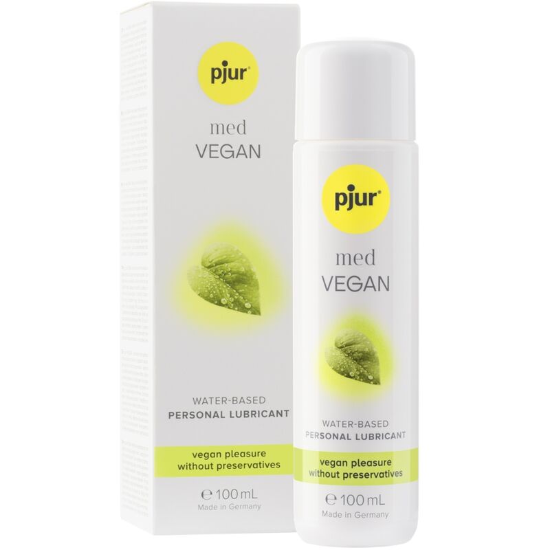 PJUR - MED VEGAN GLIDE LUBRIFICANTE BASE ÁGUA 100 ML