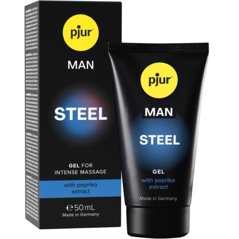 PJUR - MAN STEEL GEL ESTIMULANTE 50 ML - Sex Shop Sexy