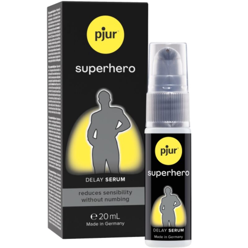 PJUR - SUPERHERO SÉRUM RETARDANTE CONCENTRADO 20 ML - Sex Shop Sexy