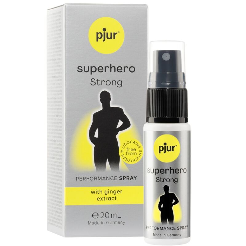 PJUR - SPRAY RETARDANTE SUPERHERO STRONG 20 ML - Sex Shop Sexy