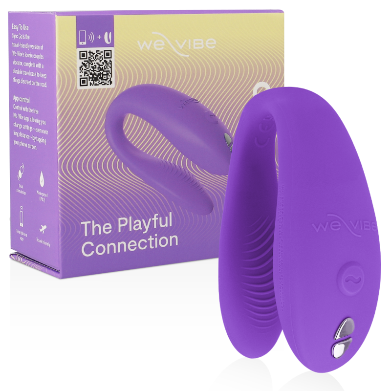 WE-VIBE - SYNC GO ESTIMULADOR DUAL ROXO