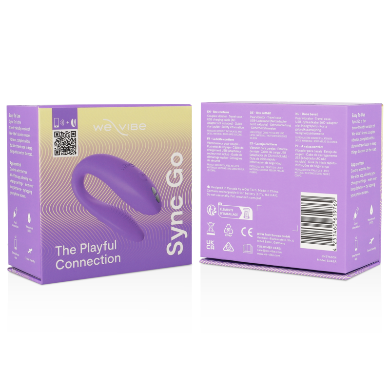 WE-VIBE - SYNC GO PURPLE DUAL STIMULATOR