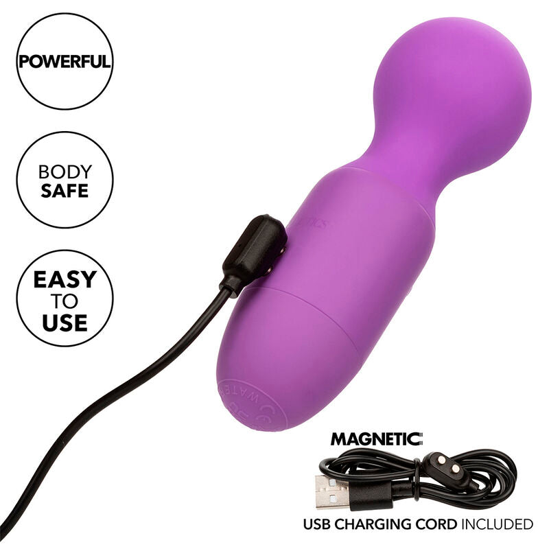 CALEXOTICS - FIRST TIME MASSAGEADOR RECARREGÁVEL 10 VIBRAÇÕES VIOLETA