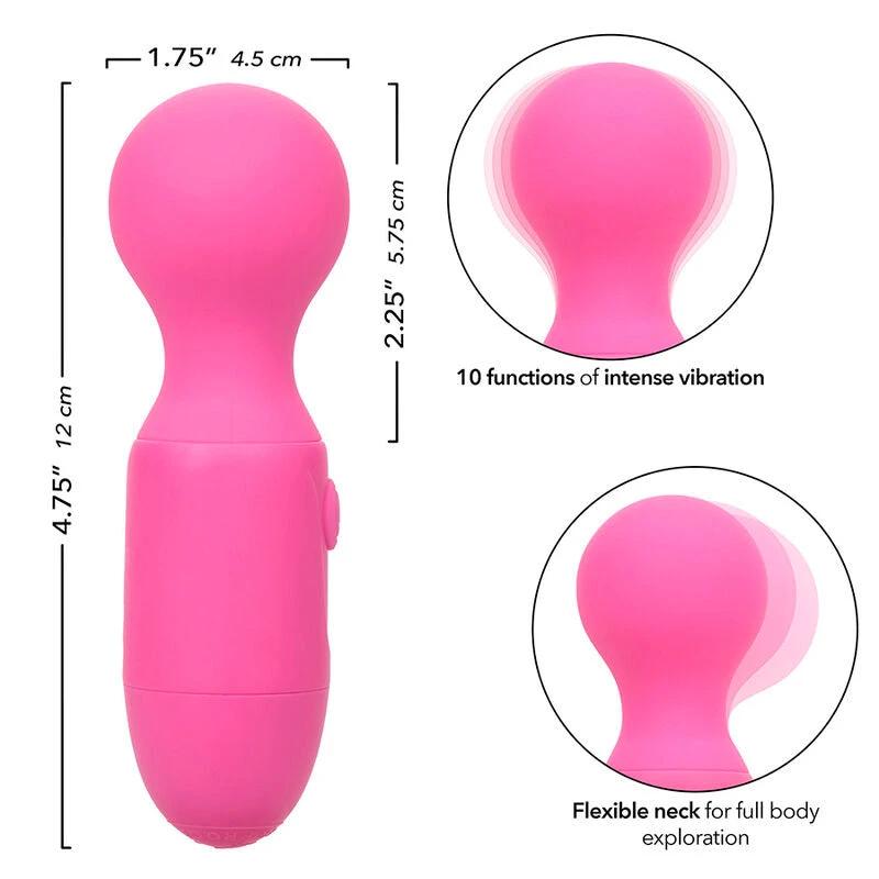 PRIMEIRA VEZ MASSAGEADOR RECARGÁVEL 10 VIBRAÇÕES - Sex Shop Sexy