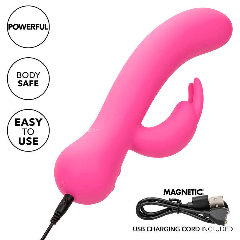 CALEXOTICS - FIRST TIME VIBRADOR RABBIT RECARREGÁVEL ROSA