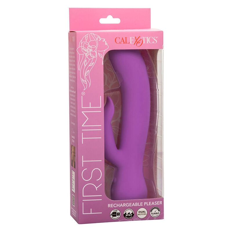 CALEXOTICS - FIRST TIME VIBRADOR CONFORTÁVEL RECARREGÁVEL ROXO