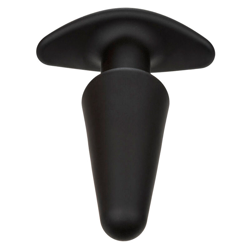 CALEXOTICS - ROCK BOTTOM PLUG ANAL CÓNICO 10 VIBRAÇÕES SILICONE PRETO