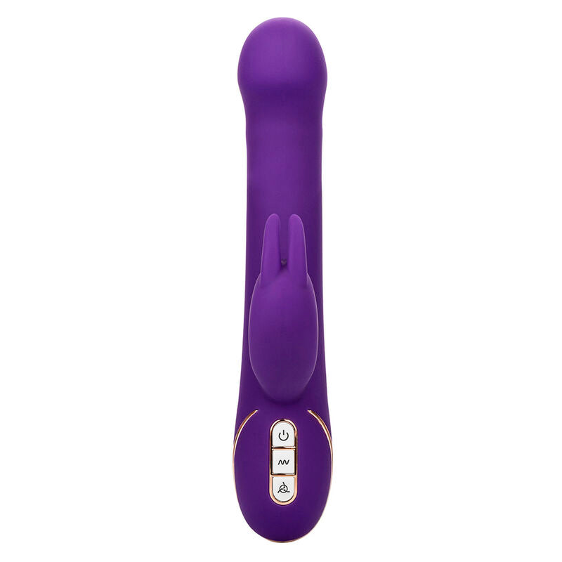 CALEXOTICS - JACK VIBRADOR RABBIT E ESTIMULADOR 7 NÍVEIS DE VIBRAÇÃO E ONDAS DE ESTIMULAÇÃO AZUL