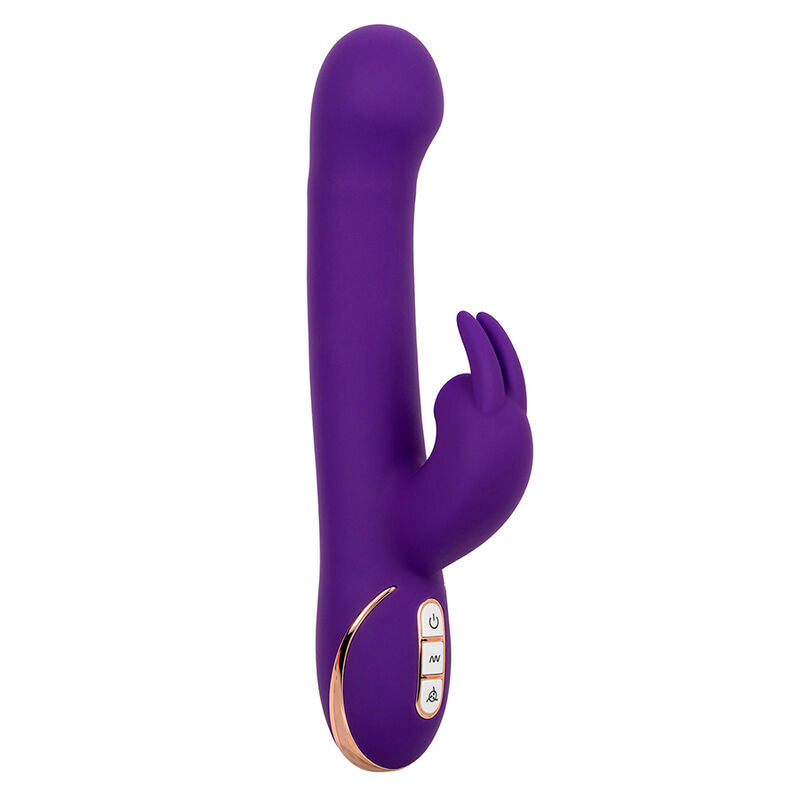 CALEXOTICS - JACK VIBRADOR RABBIT E ESTIMULADOR 7 NÍVEIS DE VIBRAÇÃO E ONDAS DE ESTIMULAÇÃO AZUL