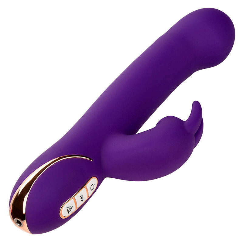 CALEXOTICS - JACK VIBRADOR RABBIT E ESTIMULADOR 7 NÍVEIS DE VIBRAÇÃO E ONDAS DE ESTIMULAÇÃO AZUL