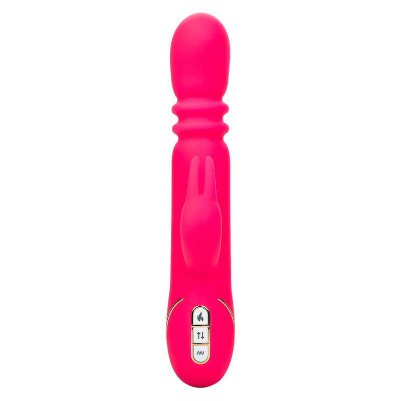 CALEXOTICS - JACK FANTASY VIBRADOR TRIPLO RABBIT AQUECIDO ROSA