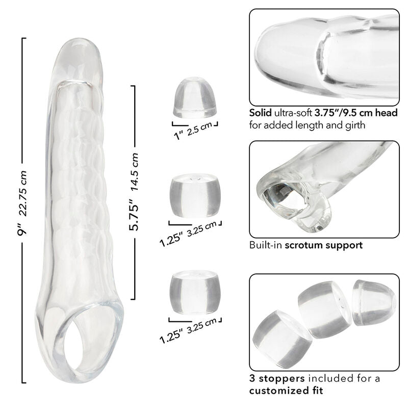 CALEXOTICS - MAXX EXTENSOR DE PENE AJUSTÁVEL TRANSPARENTE