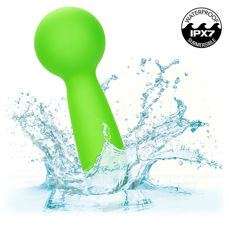 CALEXOTICS - NEON VIBES THE BUBBLY VIBE MINI MASSAJADOR 10 VIBRAÇÕES VERDE