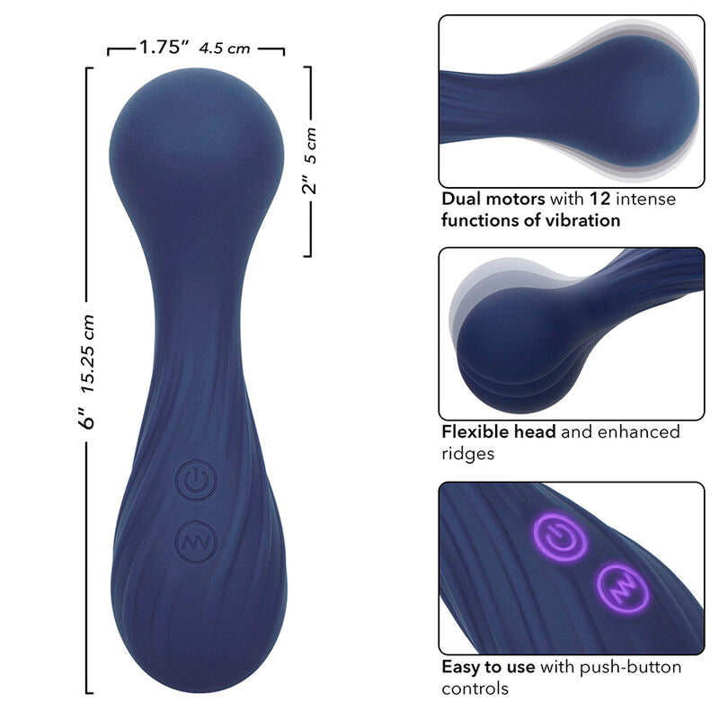 CALEXOTICS - CHARISMA TEMPTATION MASSAGEADOR 12 FUNÇÕES ROXO