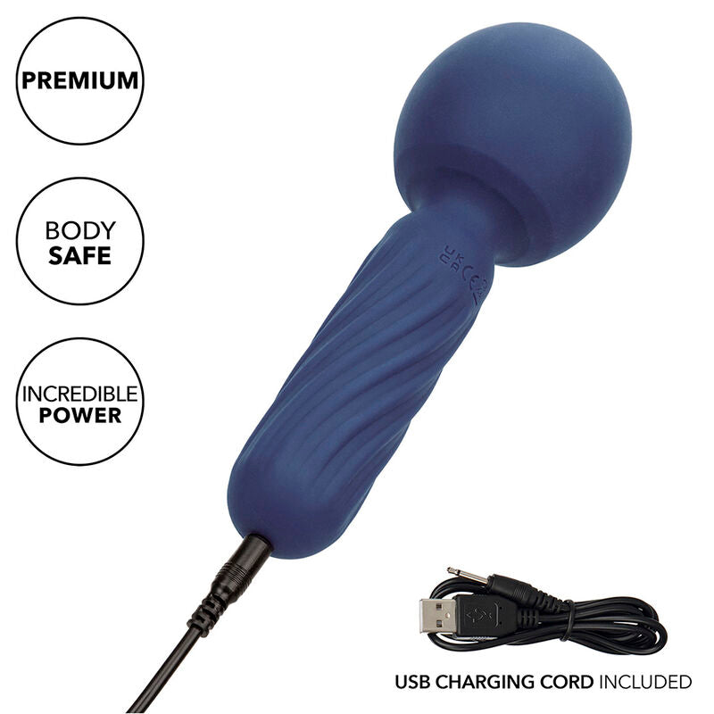 CALEXOTICS - CHARISMA SEDUCTION MASSAGEADOR 12 FUNÇÕES 17,75 CM X 6,25 CM ROXO