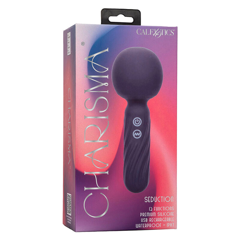 CALEXOTICS - CHARISMA SEDUCTION MASSAGEADOR 12 FUNÇÕES 17,75 CM X 6,25 CM ROXO