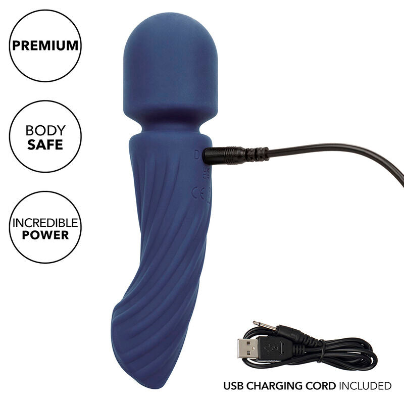 CALEXOTICS - CHARISMA ALLURE MASSAGEADOR DUPLO MOTOR 12 FUNÇÕES 17,25 CM X 4,5 CM ROXO