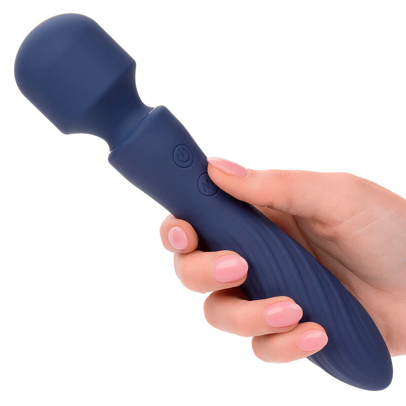 CALEXOTICS - CHARISMA MYSTIQUE MASSAGEADOR DUPLO MOTOR 12 FUNÇÕES 21,5 CM X 4,5 CM ROXO