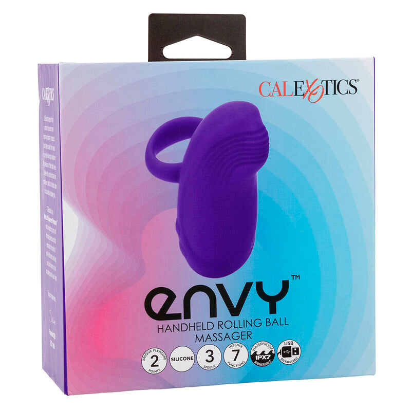 CALEXOTICS - ENVY MASSAJADOR DE BOLA ROLANTE 7 VIBRAÇÕES ROXO