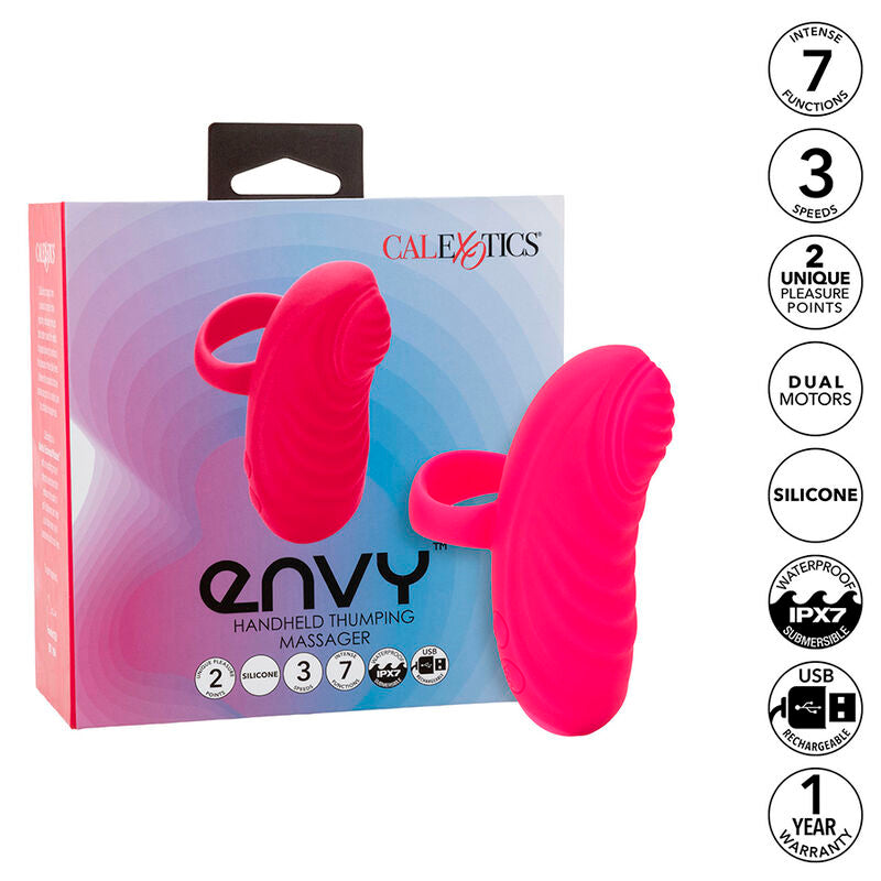 CALEXOTICS - ENVY MASSAJADOR DE BOLA ROLANTE 7 VIBRAÇÕES ROSA