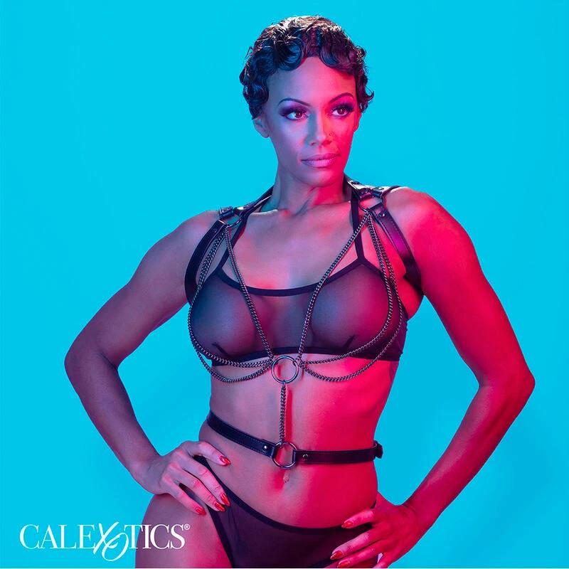 EUPHORIA ARNÊS ESTILO CABESTRO COM MÚLTIPLAS CADEIAS PREMIUM - Sex Shop Sexy