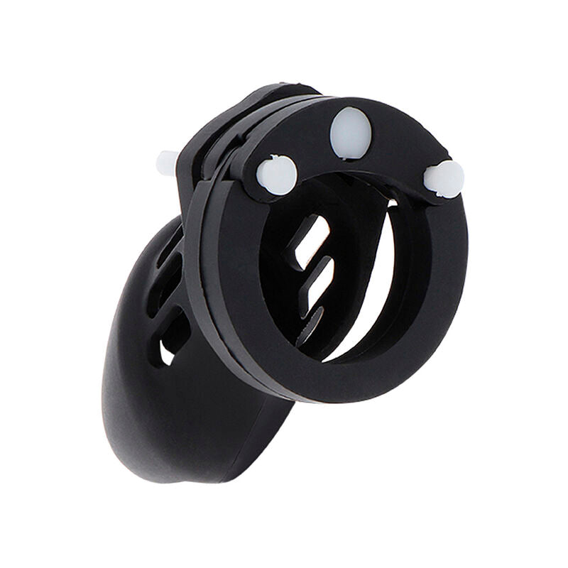 HIDDEN DESIRE - EXTREME JAULA DE CASTIDADE EM SILICONE TAMANHO S PRETO