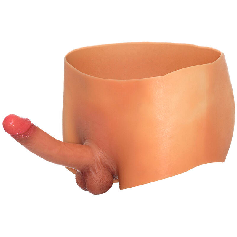 HIDDEN DESIRE - ALTER EGO BOXER COM PÊNIS 18 CM NATURAL TAMANHO L