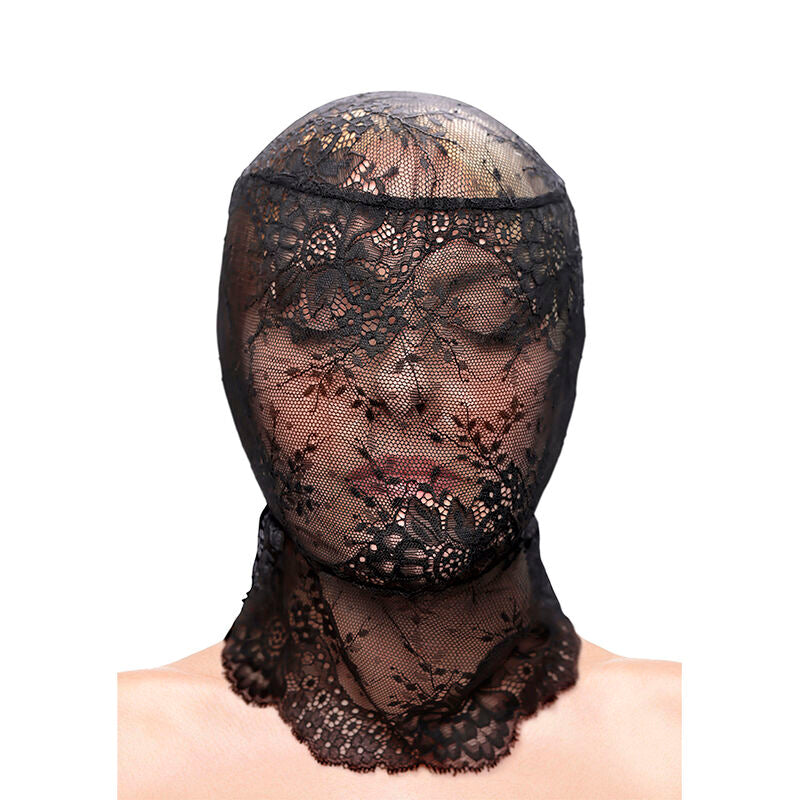 NS NOVELTIES - FETISH & FASHION BALACLAVA EM RENDA PRETO