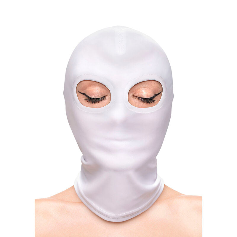 NS NOVELTIES - FETISH & FASHION BALACLAVA ABERTURA PARA OLHOS EM NYLON BRANCO