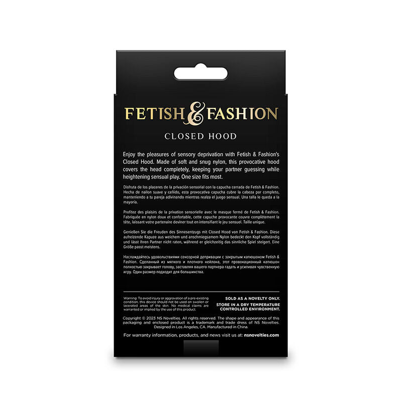 NS NOVELTIES - FETISH & FASHION BALACLAVA COMPLETA EM NYLON BRANCO