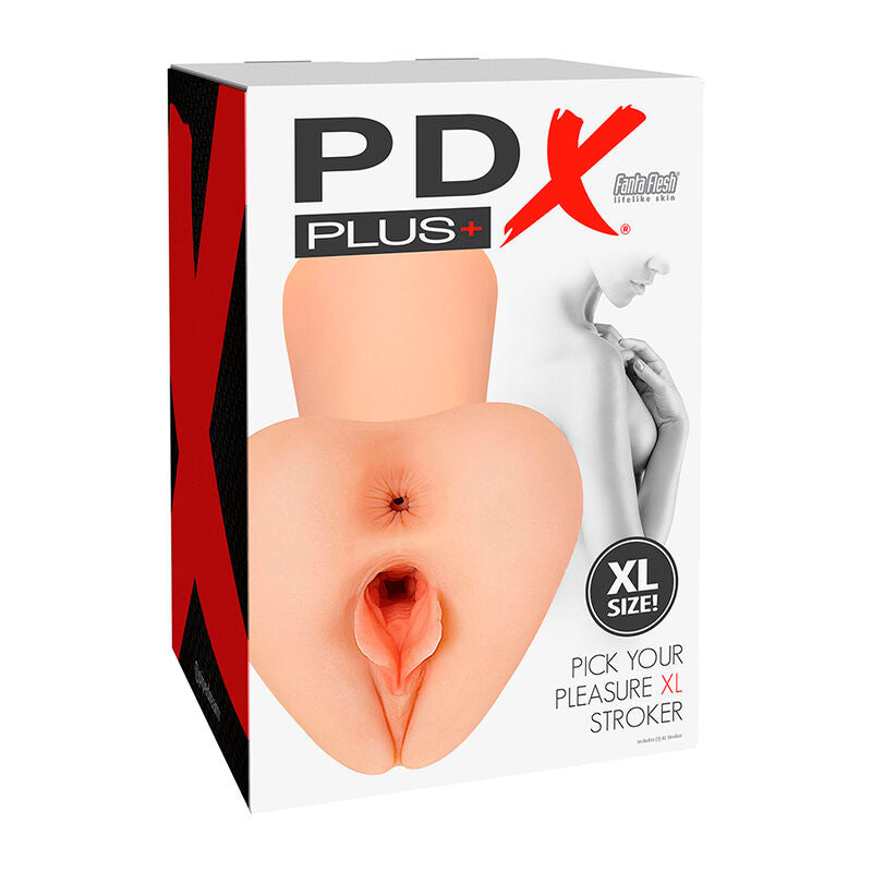 PDX PLUS - PICK YOUR PLEASURE MASTURBADOR REALISTA XL NATURAL